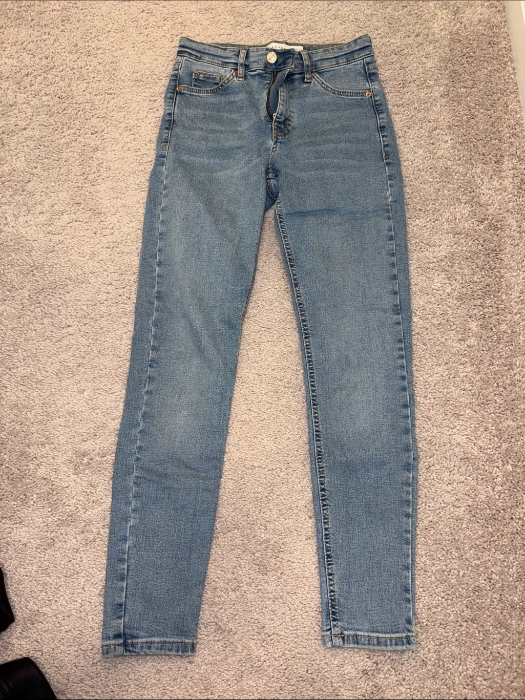 Topshop Light Blue Skinny Jeans Jamie